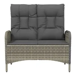 vidaXL Gartenbank 107 x 57 x 109 cm Grau