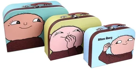 Alfons Åberg 3 Suitcase Set