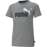 Puma Jungen ESS Tee B T-Stück Medium Gray Heather 104 EU