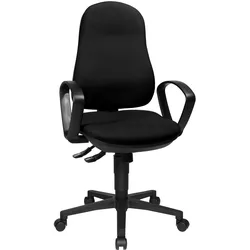 Topstar Bürodrehstuhl Support SY inklusive Armlehnen schwarz