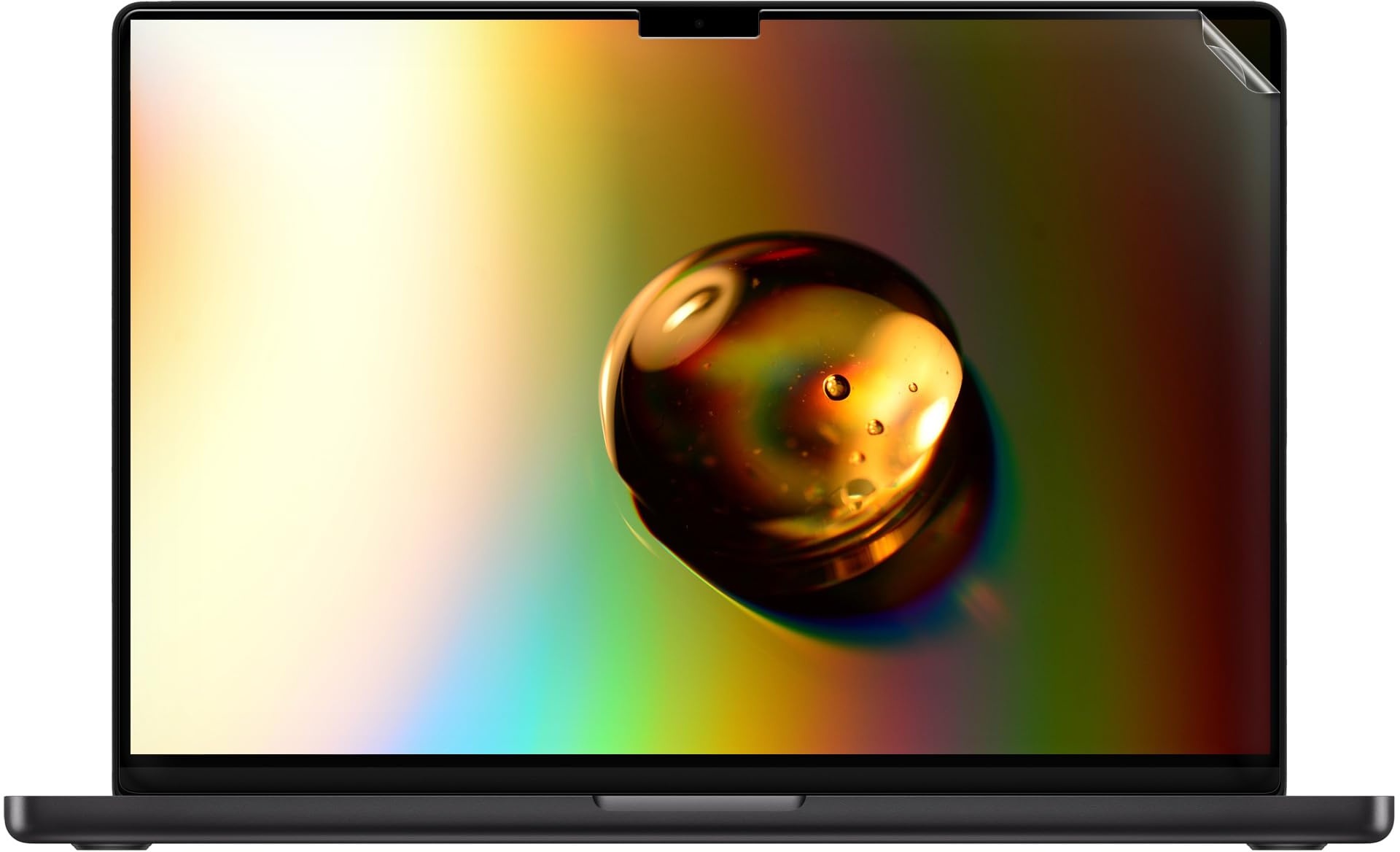 kwmobile Schutzfolie matt kompatibel mit Apple MacBook Pro 16.2" 2023 M3 A2991 - Folie Displayschutz - Displayschutzfolie Displayfolie entspiegelt