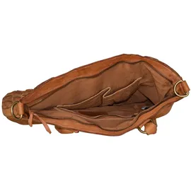 GREENLAND Nature Femi & Nine Schultertasche Leder 42 cm braun
