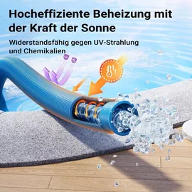 Mèrlett Poolschlauch Blau 21 m