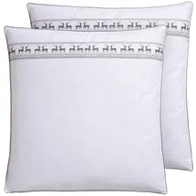OTTO home Sorsele Kopfkissen 80 x 80 cm Weiß