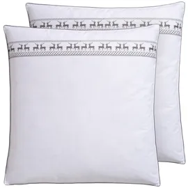 OTTO home Sorsele Kopfkissen 80 x 80 cm Weiß