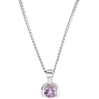 Firetti Kette mit Anhänger »Schmuck Geschenk Silber 925 Halsschmuck Halskette Panzerkette«, mit Amethyst,