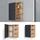 Vicco Badschrank Fynn, Anthrazit/Goldkraft eiche 47 x 59 cm