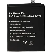 AccuCell Akku passend für Huawei P30 Li-Polymer, 3,82V, 3550mAh, 13,6Wh, built-in, ohne Werkzeug