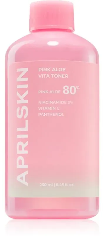 APRILSKIN Pink Aloe Vita Toner Feuchtigkeitstonikum zur Kräftigung der Hautbarriere 250 ml