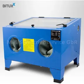 BITUXX Sandstrahlkabine Metall 90 L blau