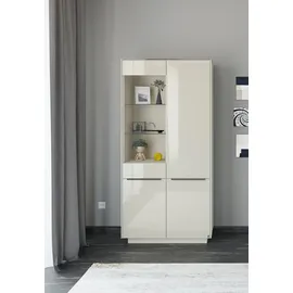 Set One by Musterring Standvitrine Reno 92 x 42 x 193 cm Braun