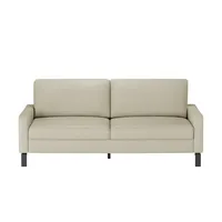 Max Schelling Einzelsofa aus Echtleder Maximum , creme , Maße (cm): B: 204 H: 86 T: 97.0