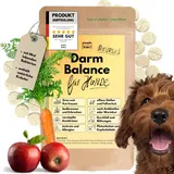 People who Kaer Darm Balance Drops für Hunde, 60 Tabletten, Probiotika & Präbiotika, Darmflora Aufbau Hund unterstützt bei Durchfall und Darmsanierung, Tabletten mit Flohsamenschalen und Inulin