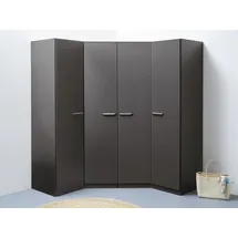 inosign by rauch Schrank-Set »Kleiderschrank Schrank Garderobe Wäscheschrank VANDOR«, grau