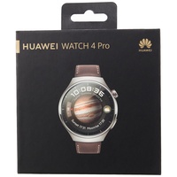 Huawei Watch 4 Pro Classic 48 mm Lederarmband dunkelbraun