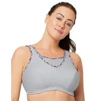 GLAMORISE Sport-Bustier mit bestem Halt - Grau Unterwäsche Damen