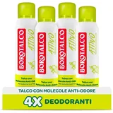 Borotalco Aktives Deodorant Spray 4 x 150 ml