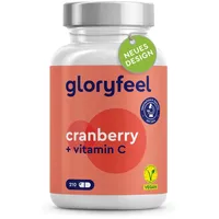 gloryfeel gloryfeel® Cranberry Extrakt + Vitamin C Kapseln
