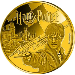 1/50oz Gold-Gedenkprägung "Harry Potter & HogwartsTM"