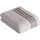 VOSSEN Cult de Luxe Handtuch 50 x 100 cm light grey