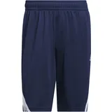 adidas Legends 3-STRIPES Basketball Shorts team navy blue 2/white XL9"