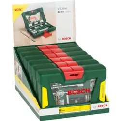 Bosch V-Line Box, Bohrer- und Bit-Set, 48-teilig, Magnetstab