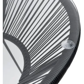 vidaXL Garten-Essgruppe 5-tlg. Schwarz