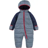 Levi's Schneeoverall LEVI'S KIDS, Jungen, Gr. 9M74, N-Gr, blau (naval academy), Web, Obermaterial: 100% Polyester, lang, Rundhals, mit Windstopper, Overalls, in zwei Dessins - warm wattiert, für Babys