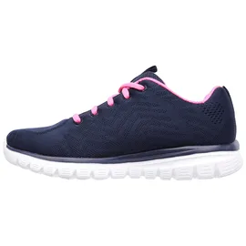 SKECHERS Graceful - Get Connected Navy / Hot Pink 35