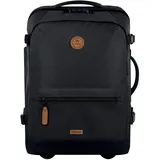 Cabaïa Cabaia Soft Suitcase Essentials Trolley 2-Rollen Cabin 51 cm / 48 l schwarz