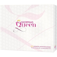 Shopping Queen Weiss - Kosmetik-Adventskalender, 24 Beauty- und Make-Up Überraschungen, Highlights für Augen, Lippen und Gesicht, tolle Geschenk-Idee für Mädchen und Frauen