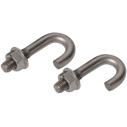 Ersatz-Edelstahl-Haken-Schrauben für Dachtritte, 2er-Set