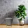 Echtwerk Sitzhocker mit Stauraum 36 x 40 x 36 cm Grau