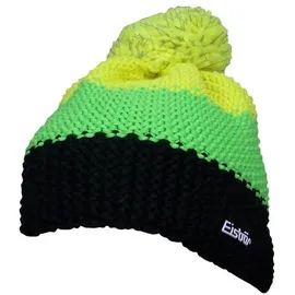 Eisbär Star Safety Pompon Bommelmütze Schwarz