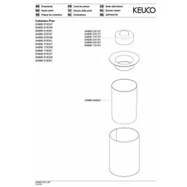 Keuco Abfalleimer 5 l Weiß