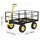 Vevor Bollerwagen 116,8x76x77,5 cm gelb/schwarz
