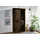 Massivmoebel24 Schrank Mango 100x50x190 braun lackiert RAILWAY #415