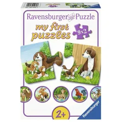 Tierfamilien auf dem Bauernhof Puzzle