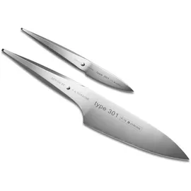 Chroma Type 301 Messerset 20 cm 2-tlg. Silber