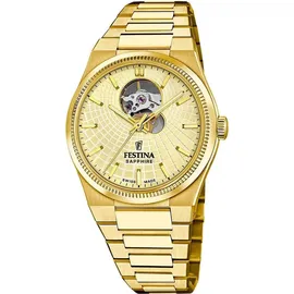 Festina AUTOMATICO F20062/2 Herren Automatikuhr - Gold