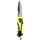 Cressi Argus Knife Black/Yellow - Tauchermesser für Tauchbegeisterte, perfekt für Unterwasserabenteuer, Schwarz/Gelb, 26,8 cm.