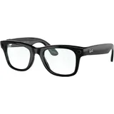 Ray-Ban Meta Wayfarer RW4006 50 mm Shiny Black / Clear