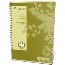 Calligraphe 5x Spiralheft Forever A4 90 Blatt kariert Calligraphe - Rot 17417C