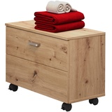 trendteam smart living - Sitzcontainer Badcontainer Rollcontainer GeoBad Artisan Eiche - 175157292