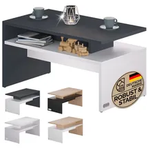 CASARIA Sacramento Anthrazit Weiß Eiche 95 x 55 x 50 cm