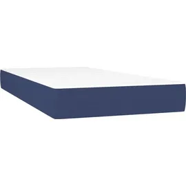vidaXL Boxspringbett 100 x 200 cm Blau