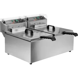 Yato Gastro Fritteuse 2x11,5L 2x5000W 490x595x360mm 380-400V