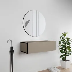 Garderoben-Set INOSIGN "PARIS", braun (congo, congo), Kastenmöbel-Sets, Garderoben- Set Breite 70cm, ideal für schmale Flure
