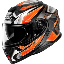 Shoei Neotec 3 Anthem, Klapphelm - Schwarz/Orange/Weiß/Grau - L