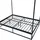 [en.casa] Himmelbett Kristianstad Metall 140x200 cm